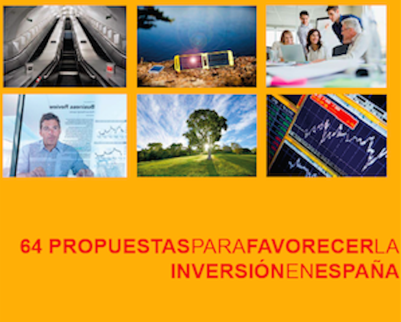 Informe: 64 propuestas para favorecer la inversión en España