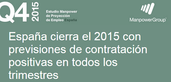 Los directivos españoles prevén seguir contratando en el cuarto trimestre de 2015
